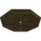 Ekena Millwork Spring Octagonal Ceiling Medallion (Canopies up to 3"), 29 1/8"OD x 2 1/4"ID x 1 1/8"P, Green Gold CM30SPGGS - alternate 4